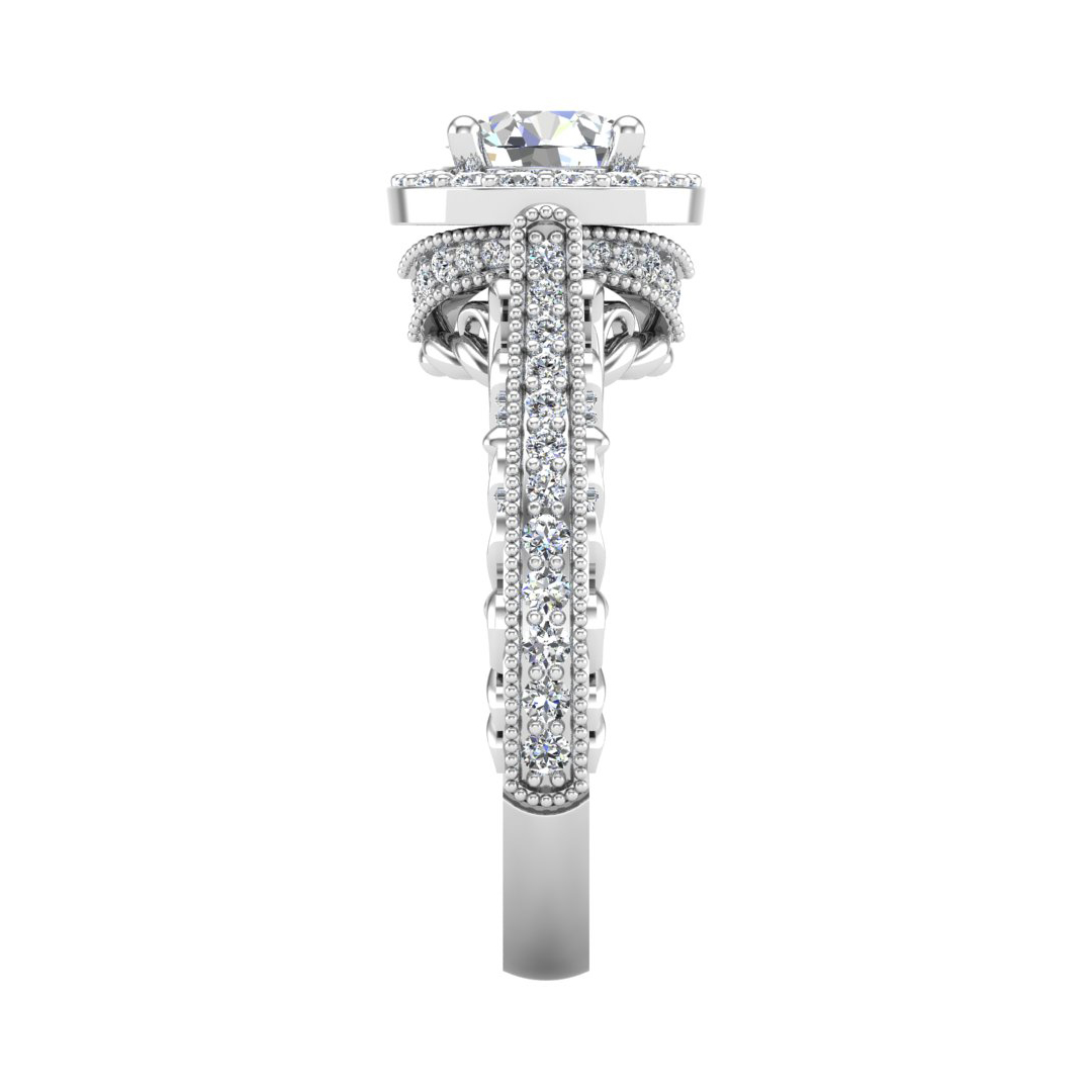 Korman Signature Madilyn Halo Engagement Ring Setting